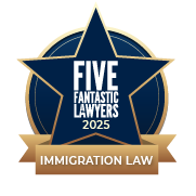 Fantastic Immigration Lawyer Legal Directory Award Badge